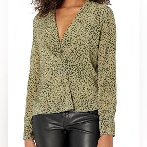 Rag & Bone Green Blouse Size Medium